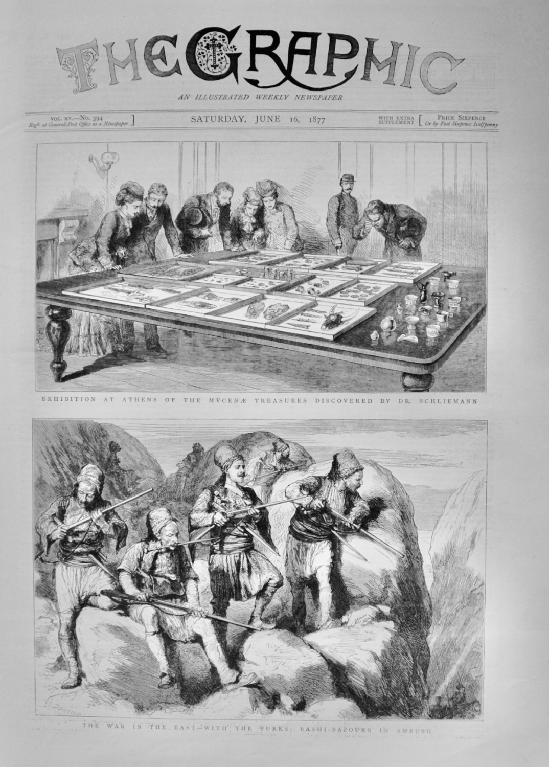 Exhibition of the Mycene Treasures - 1877