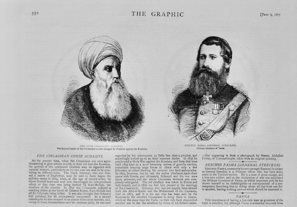 The Circassian Sheik Schamyl - 1877