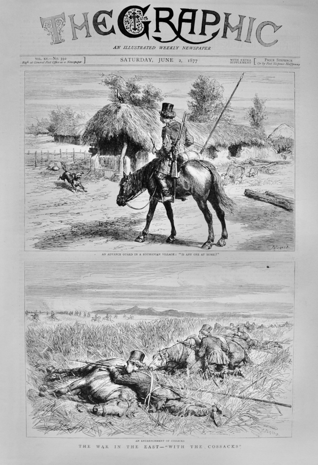 With the Cossacks - 1877