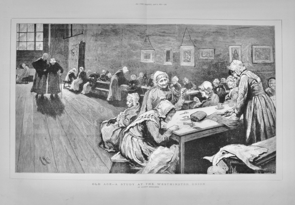 Old Age - A Study at the Westminster Union - 1877