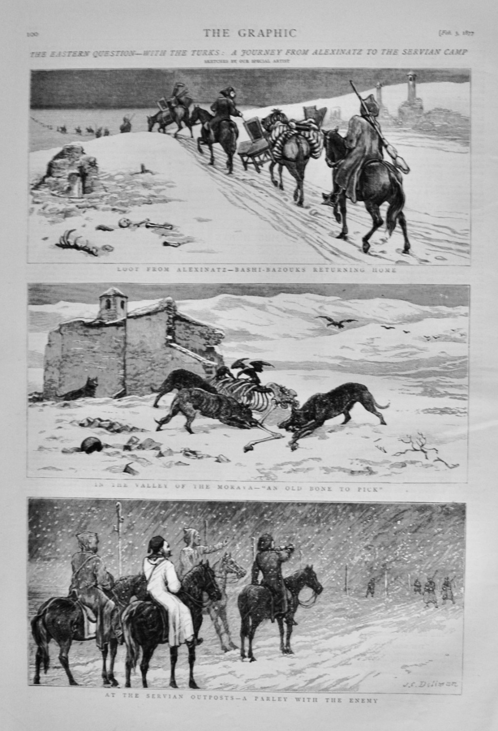 A journey from Alexinatz to the Servian Camp - 1877