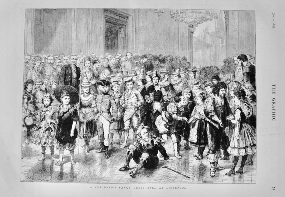 A Children's Fancy Dress Ball at Liverpool - 1877