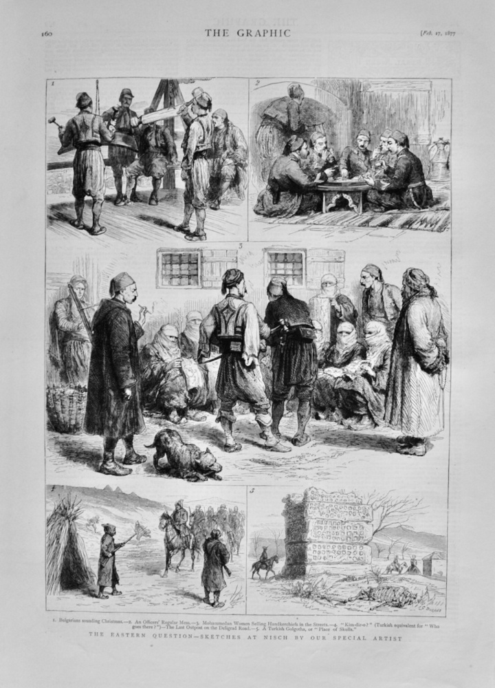 Sketches at Nisch - 1877
