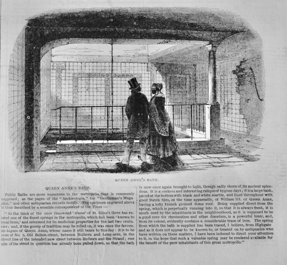 Queen Anne's Bath - 1845