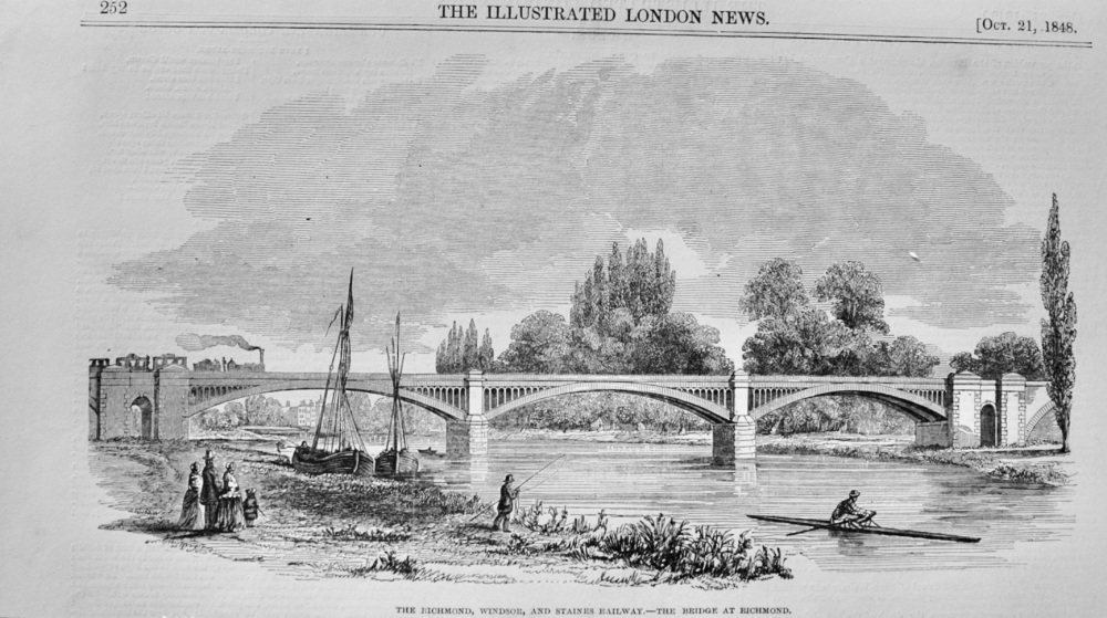 The Bridge at Richmond - 1848