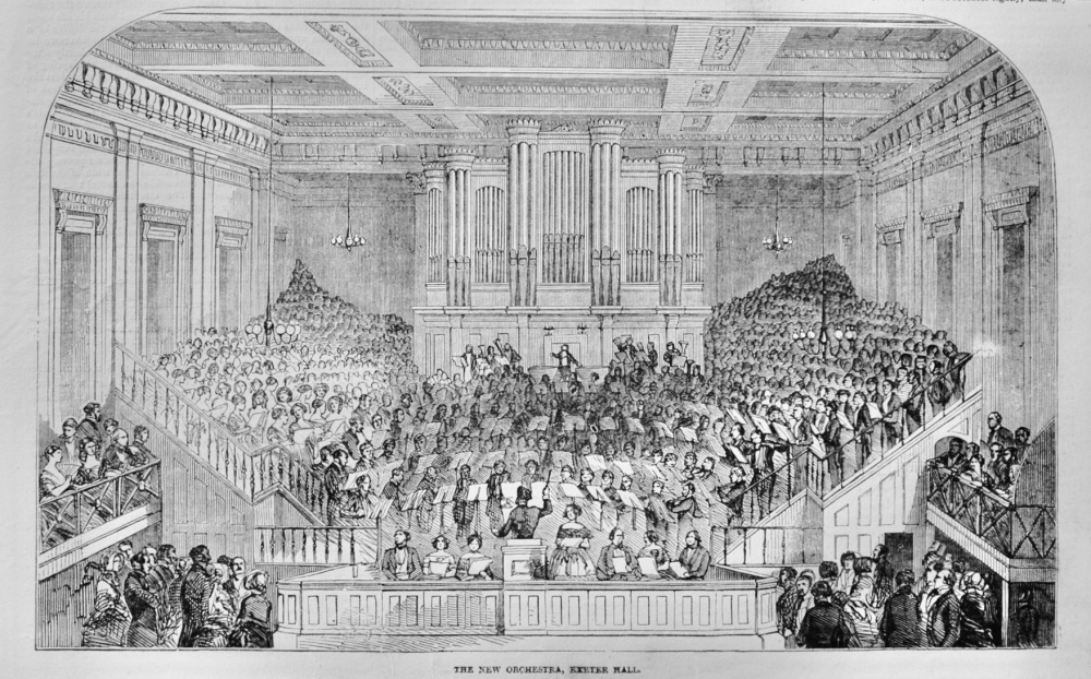 The New Orchestra, Exeter Hall - 1848