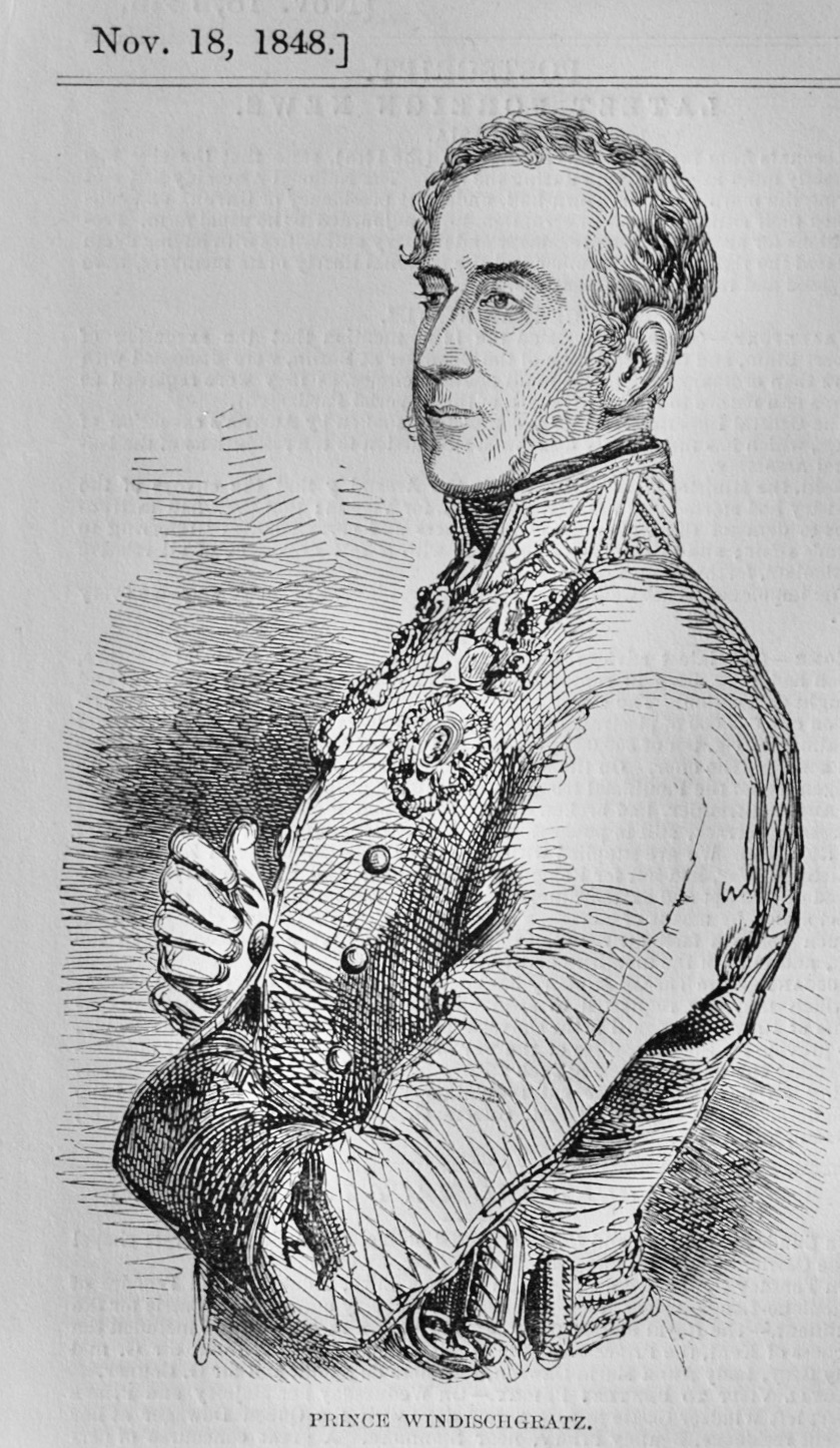 Prince Windischgratz - 1848