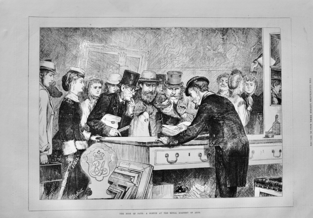 A Sketch at the Royal Academy of Arts - 1871