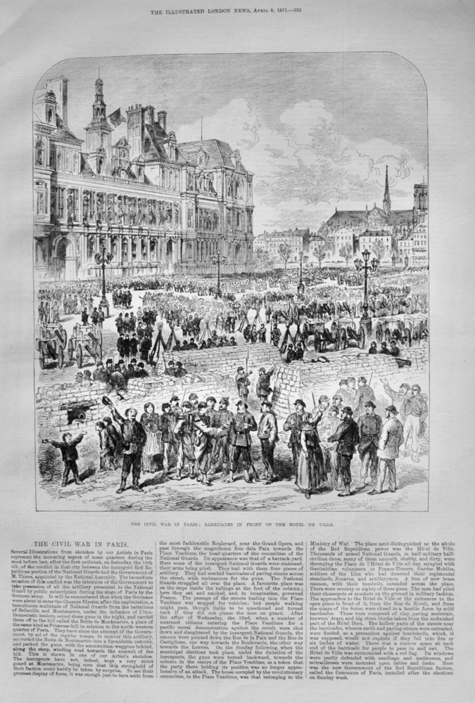 The Civil War in Paris - 1871