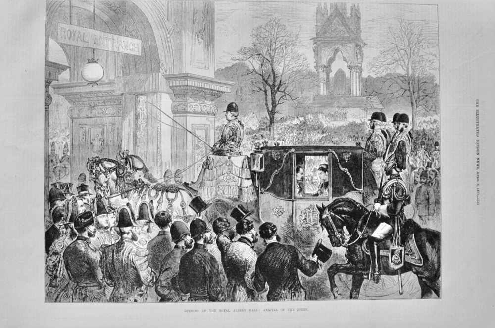 Opening of the Royal Albert Hall - 1871