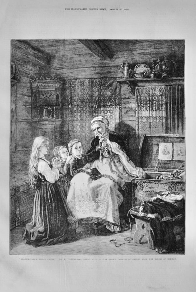 "Grandmother's Bridal Crown" - 1871