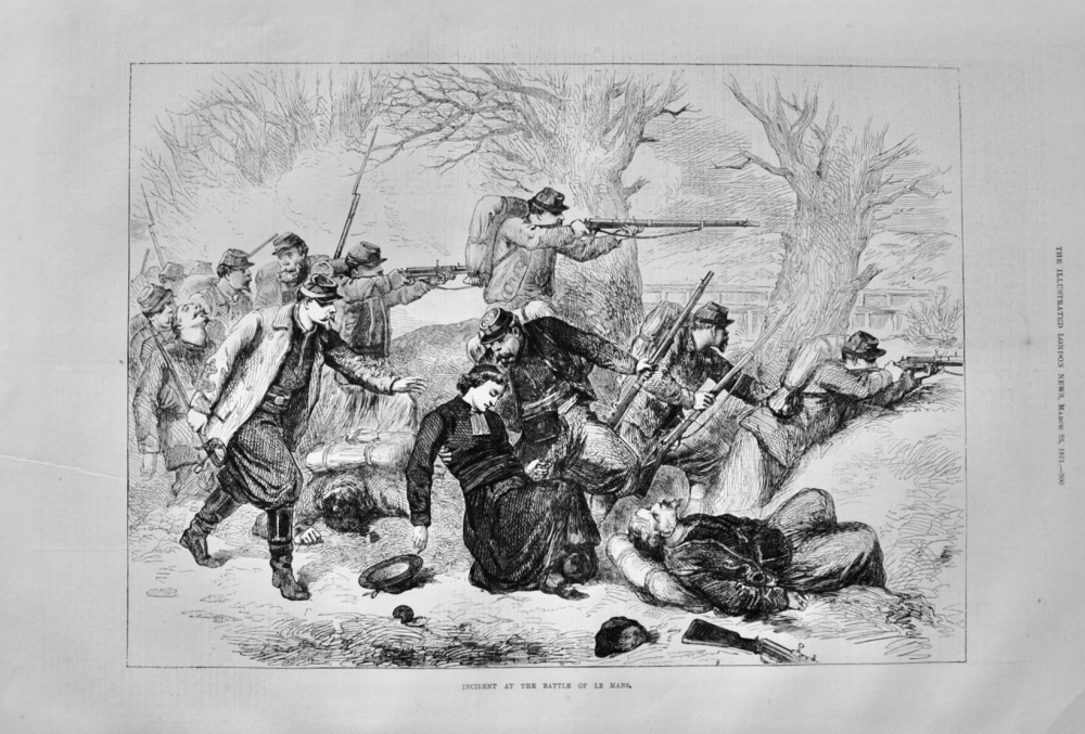 Incident at the Battle of Le Mans - 1871