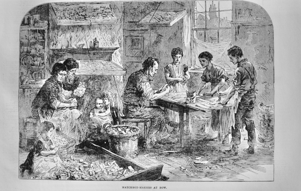 Matchbo Makers at Bow - 1871