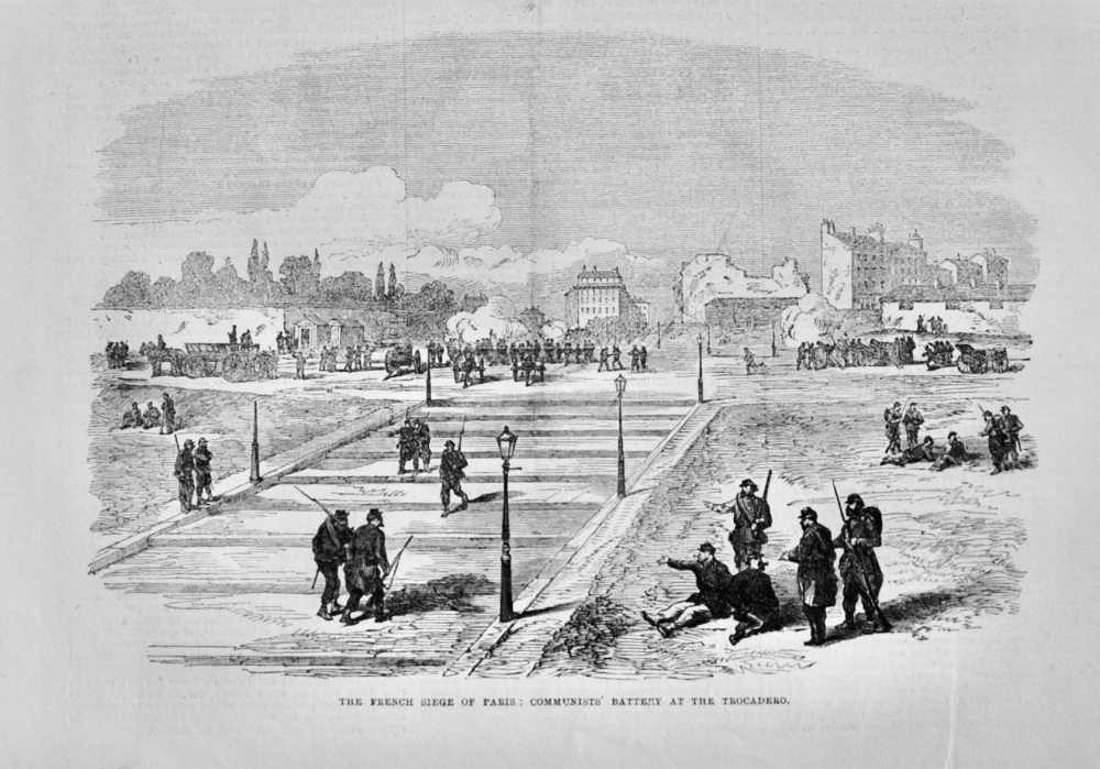 Communists Battery at the Trocadero - 1871