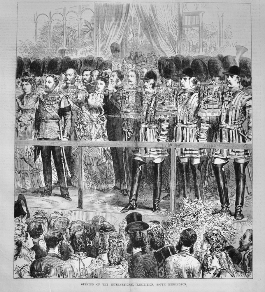 Opening of the International Exhibition - 1871