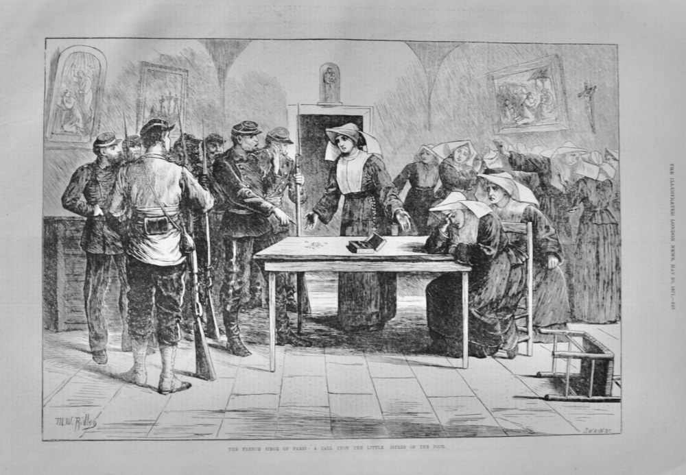 The French Siege in Paris - 1871