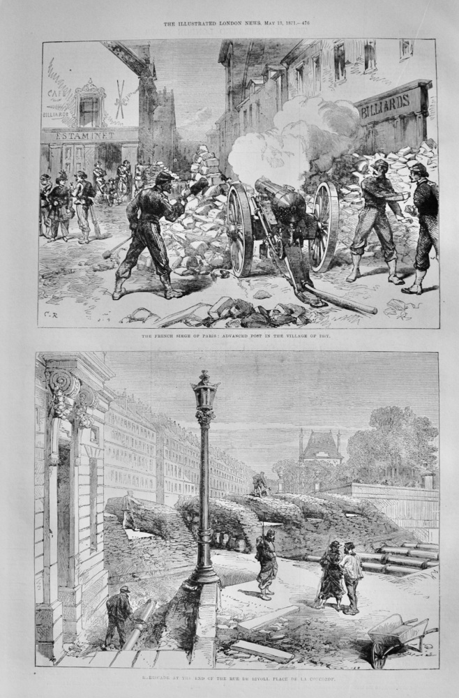 Advanced Post in the Village of Issy - 1871