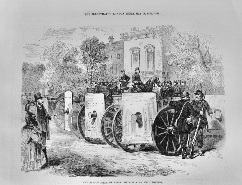 Mitrailleuse with Shields - 1871