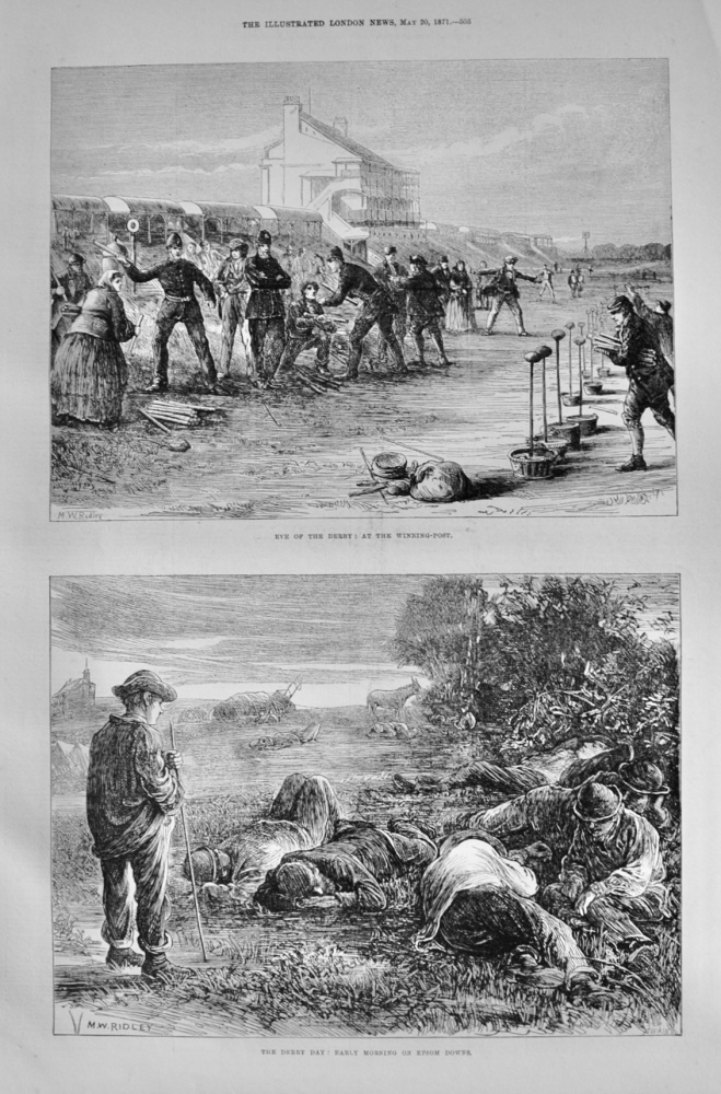 The Eve of the Derby - 1871