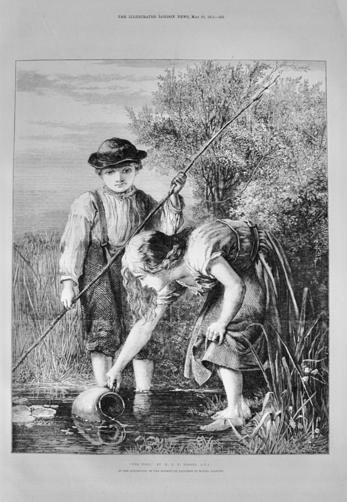 "The Pond," by W C T Dobson - 1871