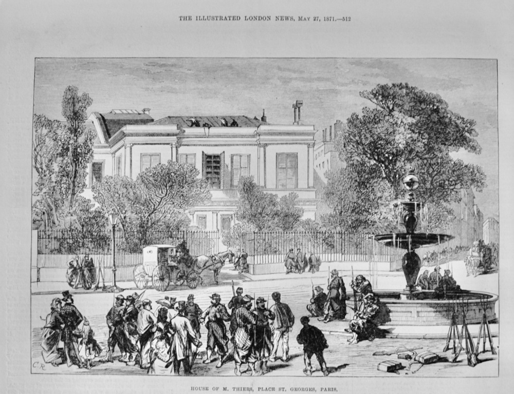 House of M Thiers, Paris - 1871