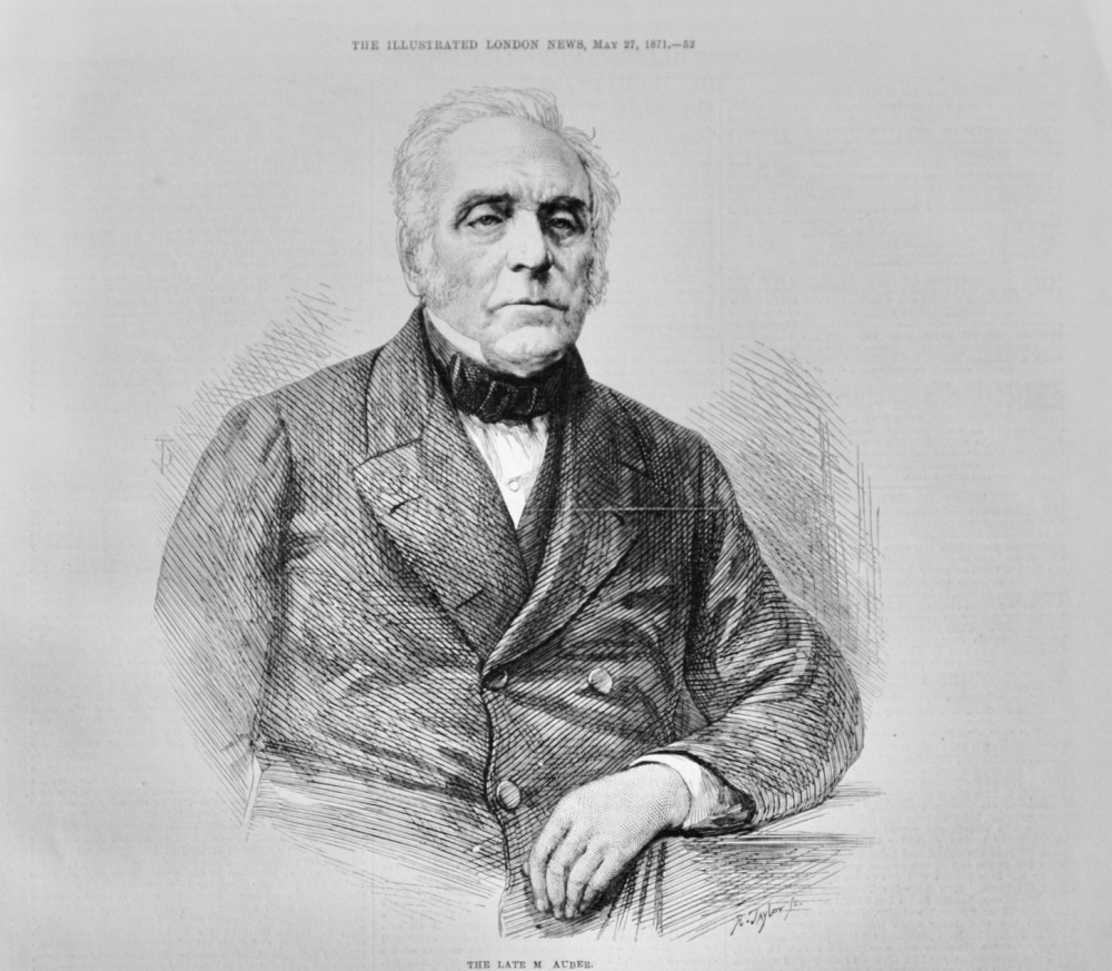 The late M Auber - 1871