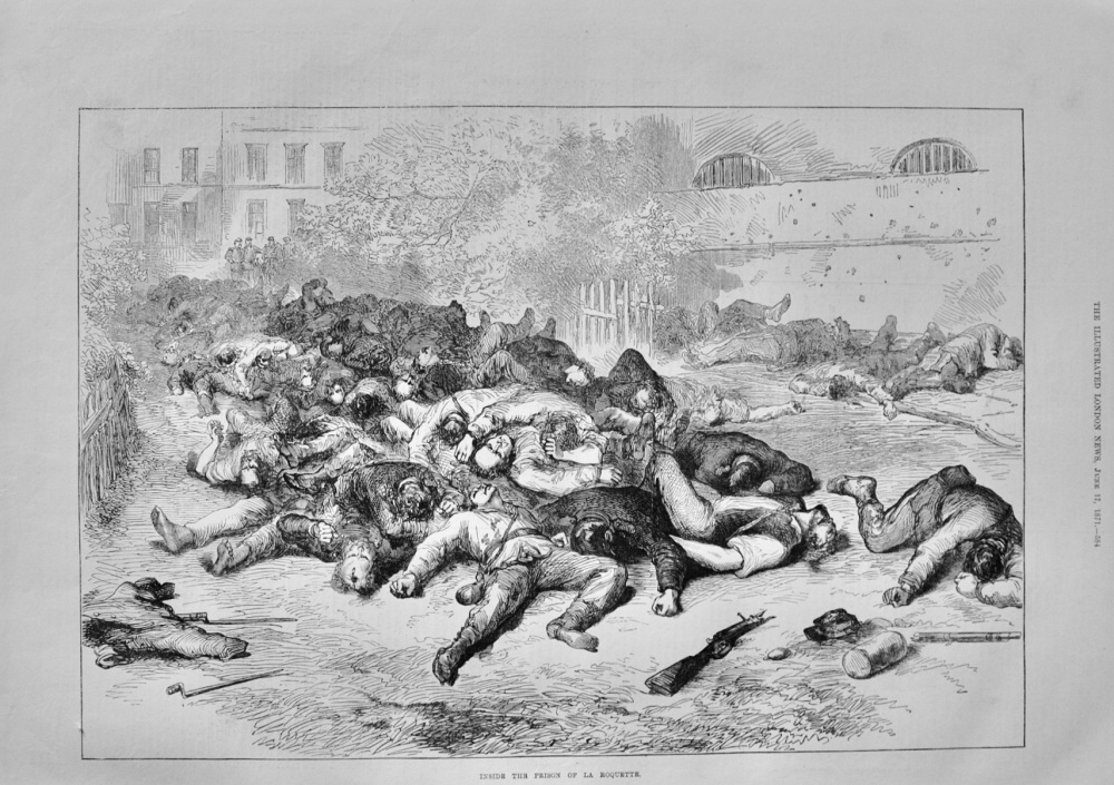 Inside the Prison of La Roquette - 1871