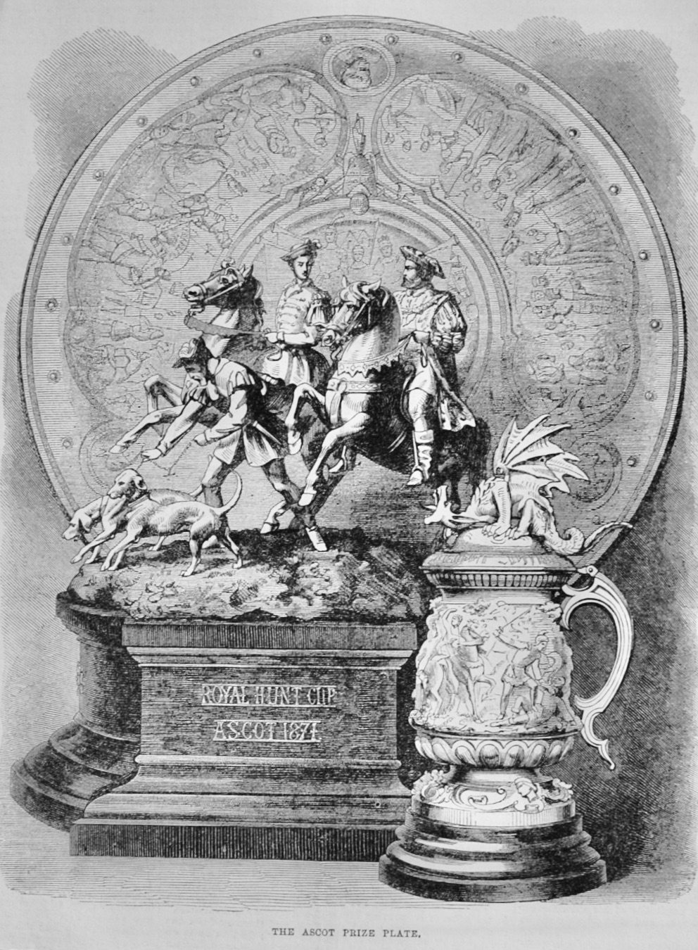 The Ascot Prize Plate - 1871