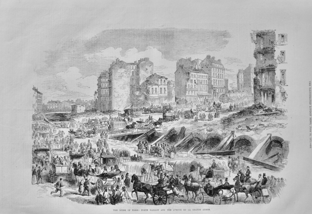 Porte Maillot and the Avenue De La Grande Army - 1871