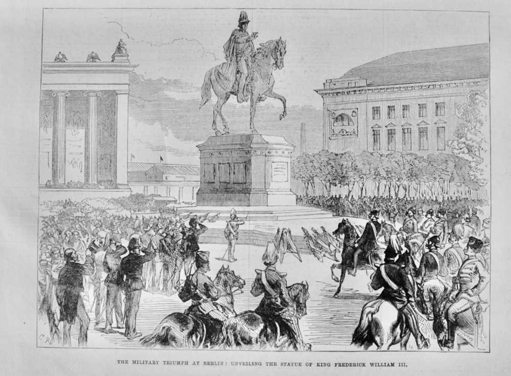 Unveiling the Statue of King Frederick William III - 1871