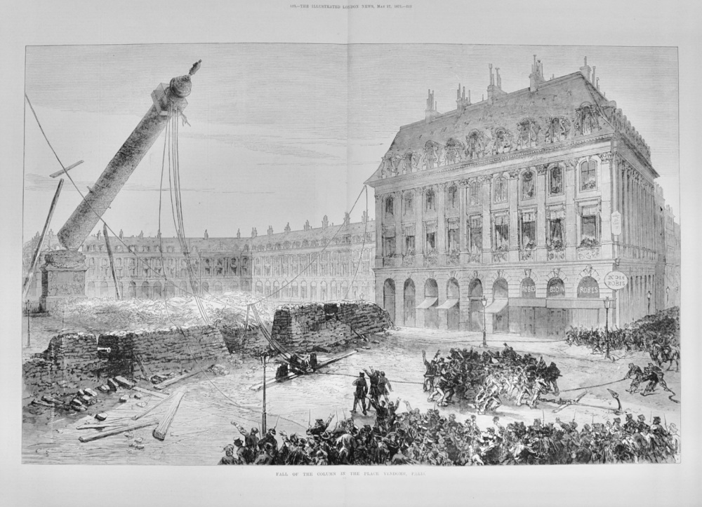 Fall of the Column in the Place Vendome - 1871