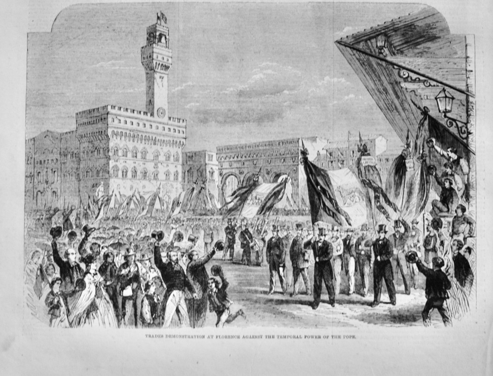 Trades Demonstration at Florence - 1862