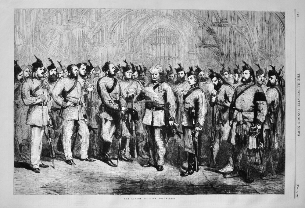 The London Scottish Volunteers - 1862