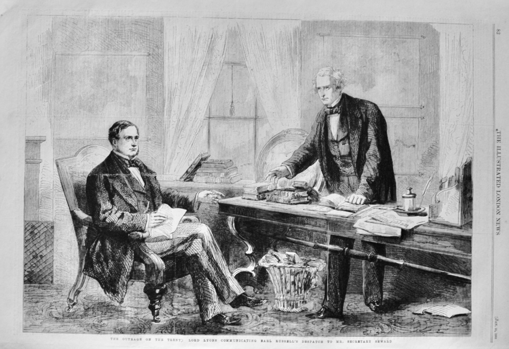 The Outrage on the Trent - 1862