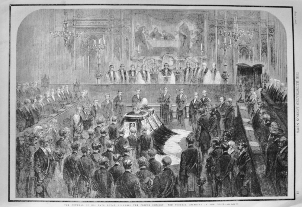The Funeral of His Late Royal Highness The Prince Consort - 1862