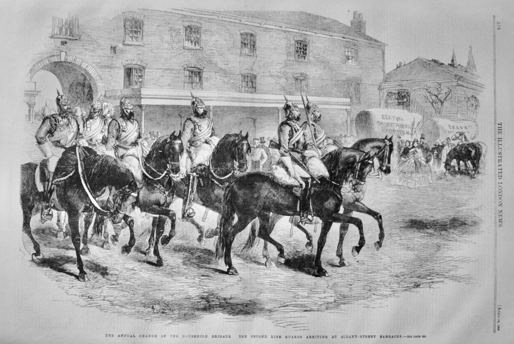 The Annual Change of the Household Brigade - 1862