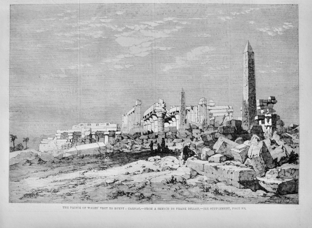 The Prince of Wales visit to Egypt - 1862