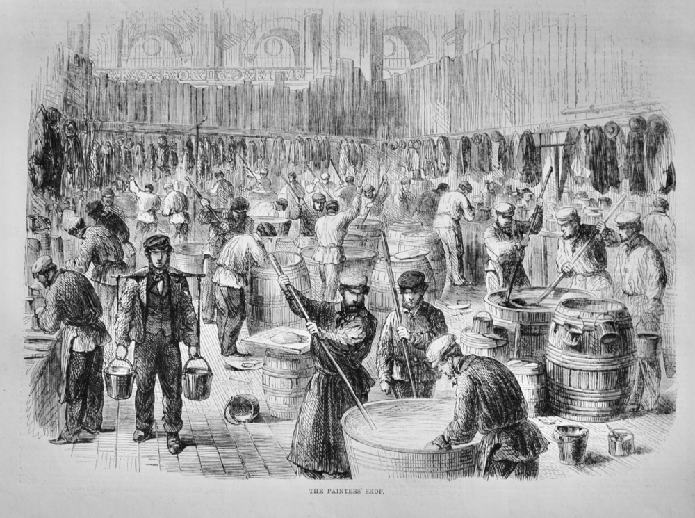 The Painters' Shop - 1862