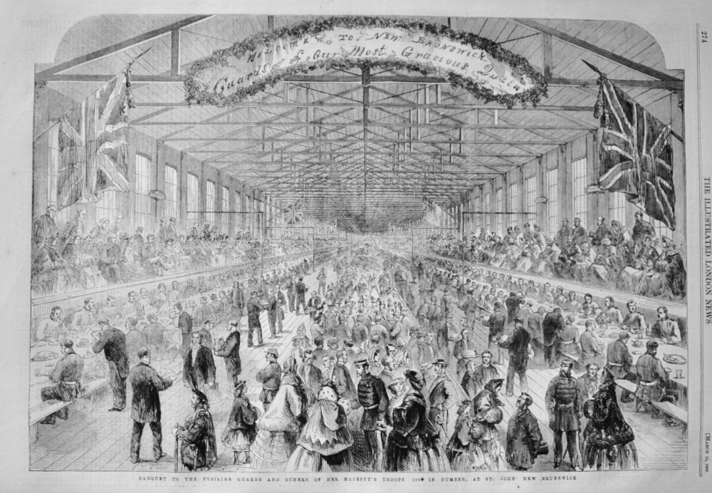 Banquet to the Fusilier Guards - 1862