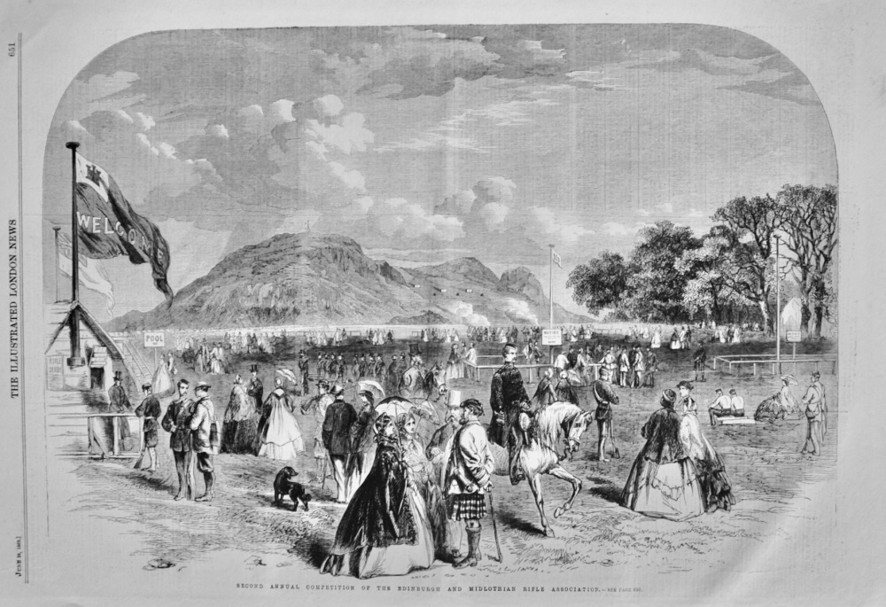 Annual Competition of the Edinburgh & Midlothian Rifle Assoc - 1862