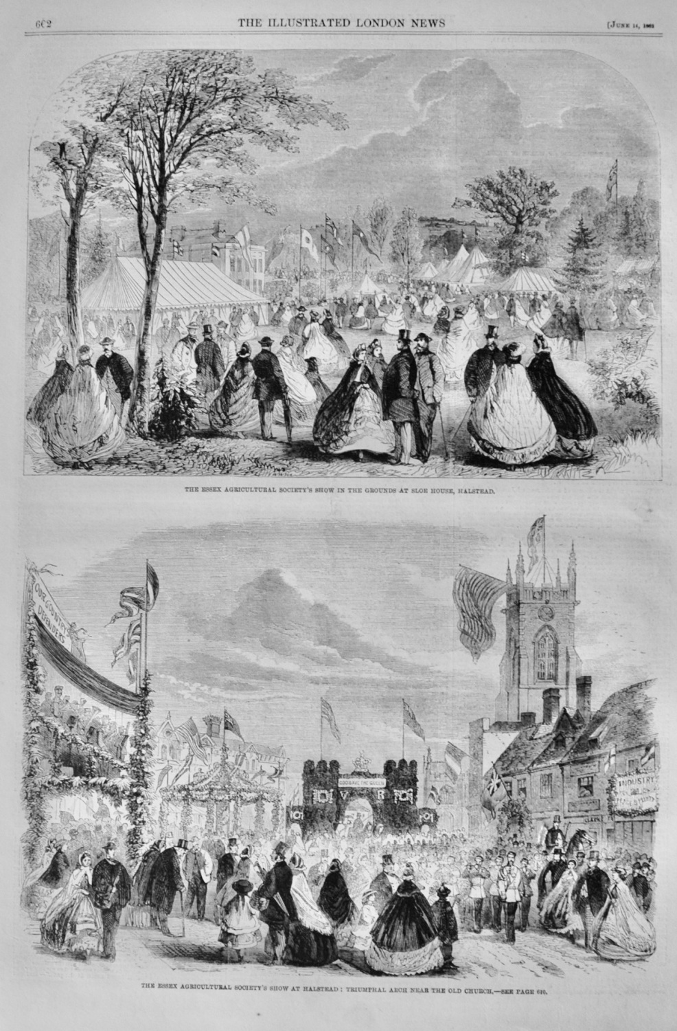 The Essex Agricultural Society Show - 1862