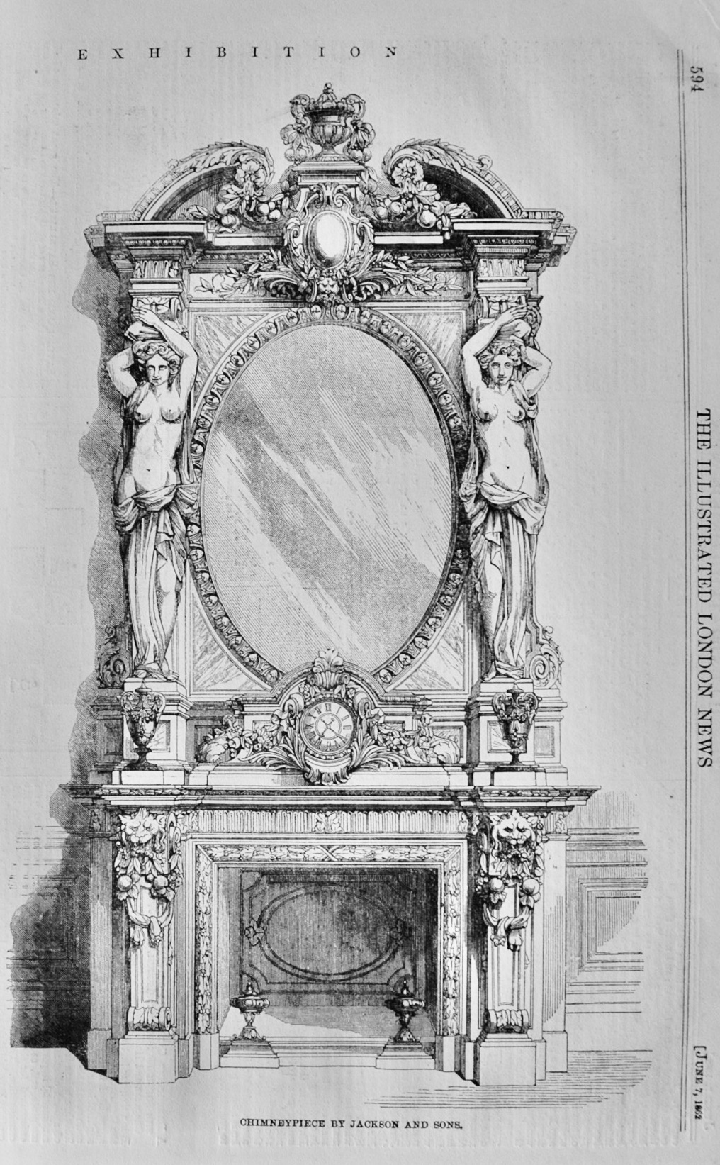 Chimneypiece by Jackson and Sons - 1862