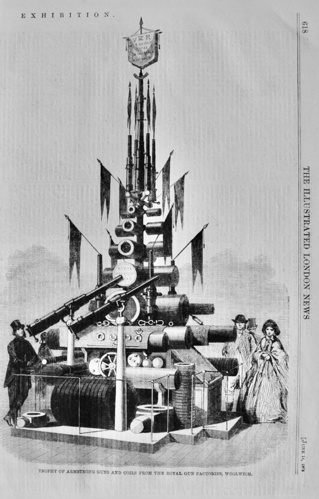Trophy of Armstrong Guns and Coils - 1862