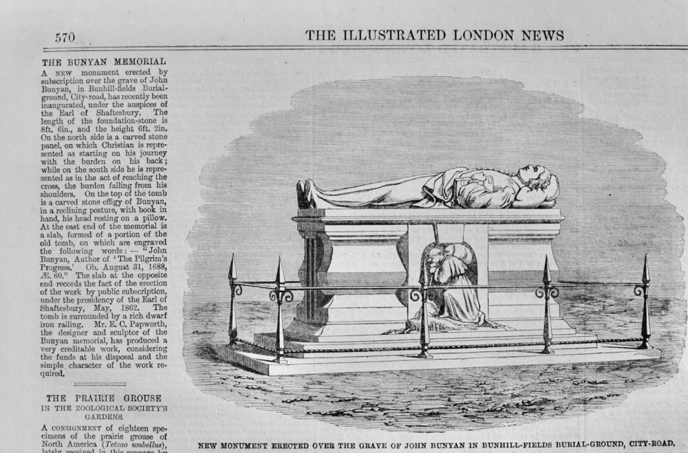 The Bunyan Memorial - 1862