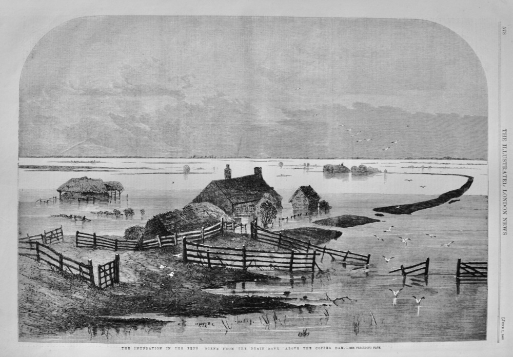 The Floods in the Fens - 1862