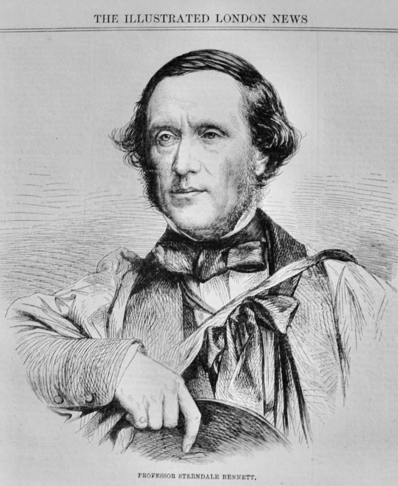 Professor Sterndale Bennett - 1862