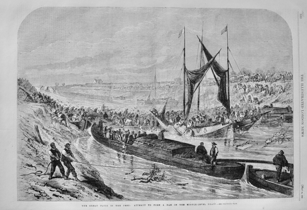The Great Flood in the Fens - 1862