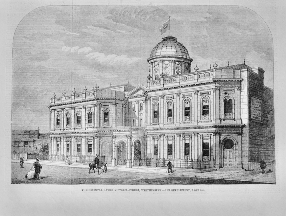 The Oriental Baths, Westminster - 1862