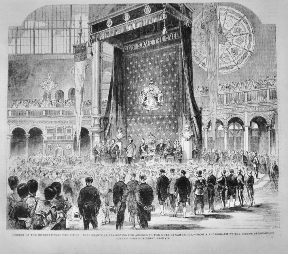 Opening of The International Exhibition - 1862