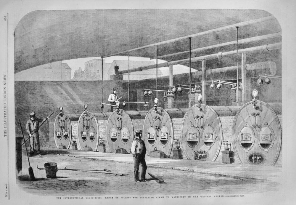 Range of Boilers for supplying Steam to Machinery